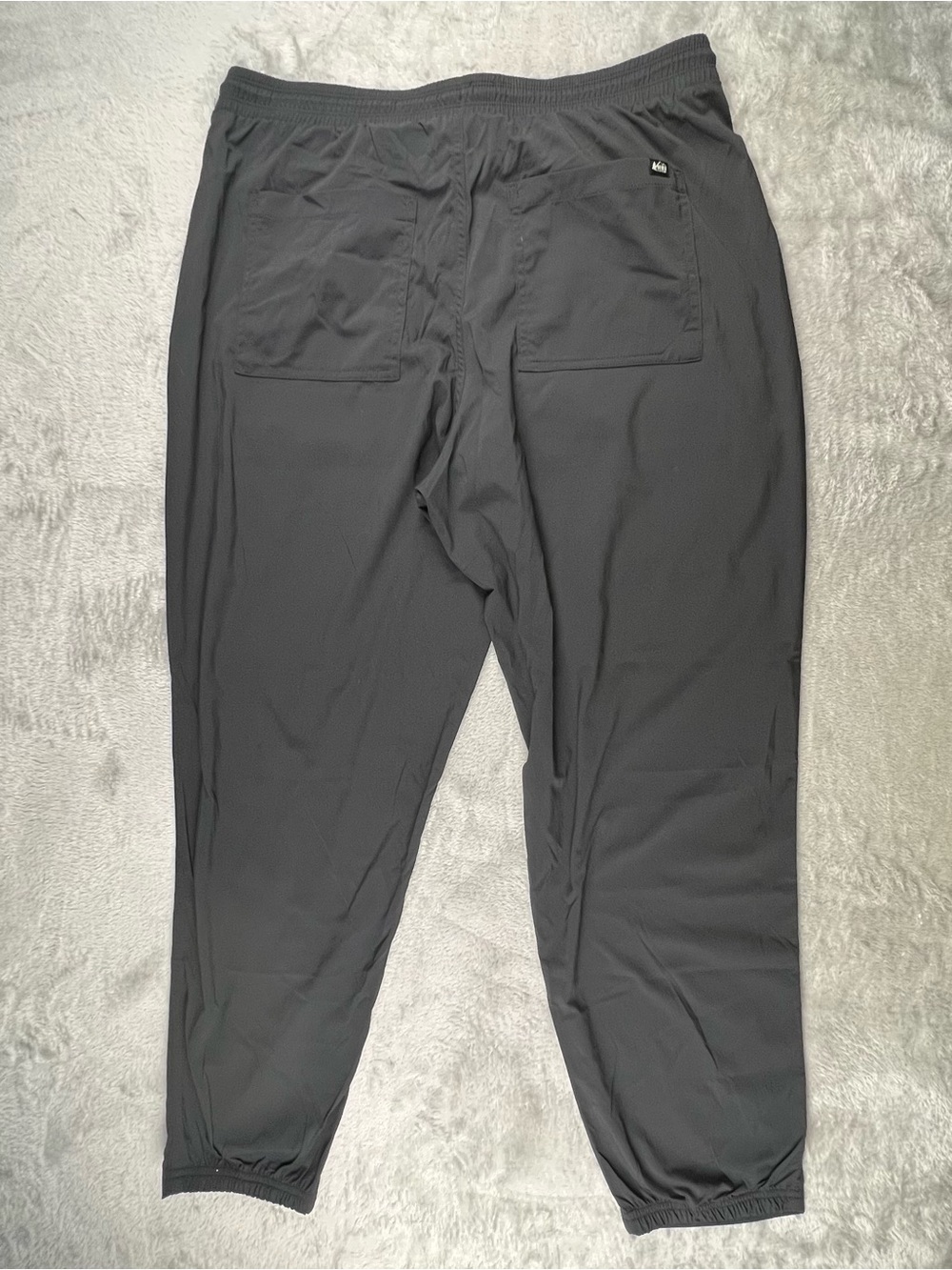 REI Trail Made Pant Women's Large Black Outdoor Hiking Tapered Trailmade Pull On - Picture 2 of 9